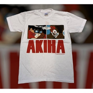 เสื้อยืด ลายการ์ตูน AKIRA สไตล์วินเทจ เสื้อยืดผู้ชาย