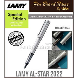 ปากกาโรเลอร์บอล Lamy AL-Star WhiteSilver RollerBall Special Edition 2022 สลักชื่อฟรี