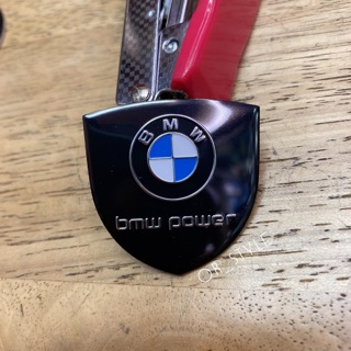 โลโก้ BMW งานอลูมิเนียมบาง ขนาด 3.5x3.5cm