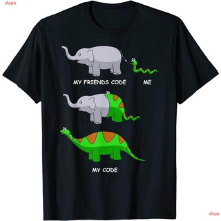 เสื้อยืดผ้าฝ้ายพิมพ์ลาย dope นักเขียนโปรแกรม Developer Coder Programming - Software Engineer Programmer T-Shirt