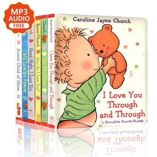 6 Book/set  I Love You Through And Through/Ten Tiny Toe Love Good Night Story Picture Book Children Reading Gift