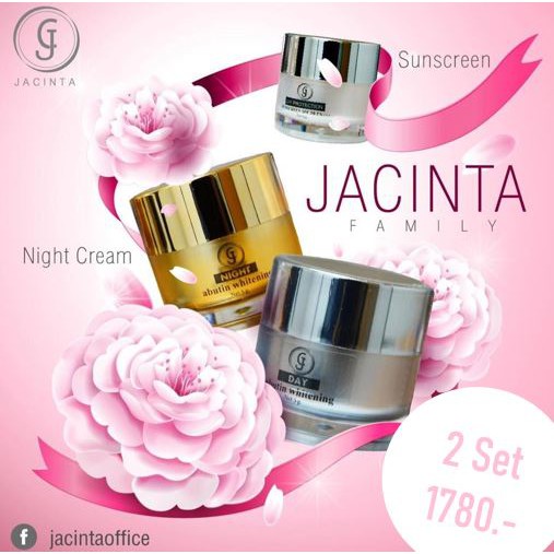 (2 Set ) DAY & NIGHT CREAM JACINTA  1 Set ได้ถึง 2 กระปุก