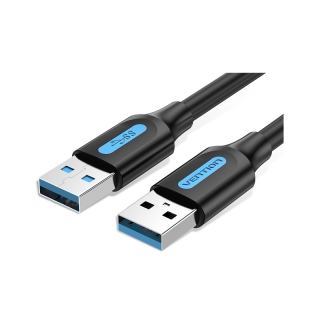 ส่งไวจากไทย Vention สายเคเบิล USB 3.0 ขั้วต่อ ตัวผู้ 5Gbs ความเร็วสูง USB สําหรับถ่ายโอนข้อมูล Usb ตัวผู้ ไป ตัวผู้