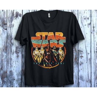 เสื้อยืด พิมพ์ลาย Star Wars Final Jedi Knight Old-fashioned Karlo Ron สไตล์เรโทร สําหรับผู้ชาย และผู้หญิงSize S-5XL