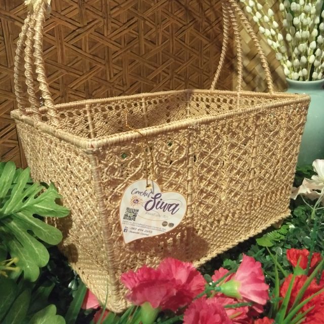 Siwa ตะกร้าแมคคราเม่