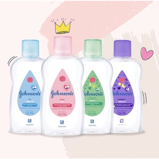 ✨ของแท้/พร้อมส่ง✨ Johnsons baby oil จอห์นสัน เบบี้ ออยล์ หลายสูตร ปริมาณ 50/125/200/300 มล.