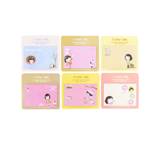 [เก็บโค้ดส่งฟรีหน้าร้าน][0226] กระดาษโน้ตกาวในตัว ลายการ์ตูนคละแบบ Sticky Note