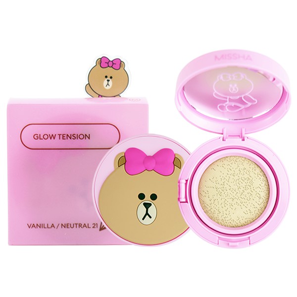 Missha x Line Friends Glow Tension Cushion