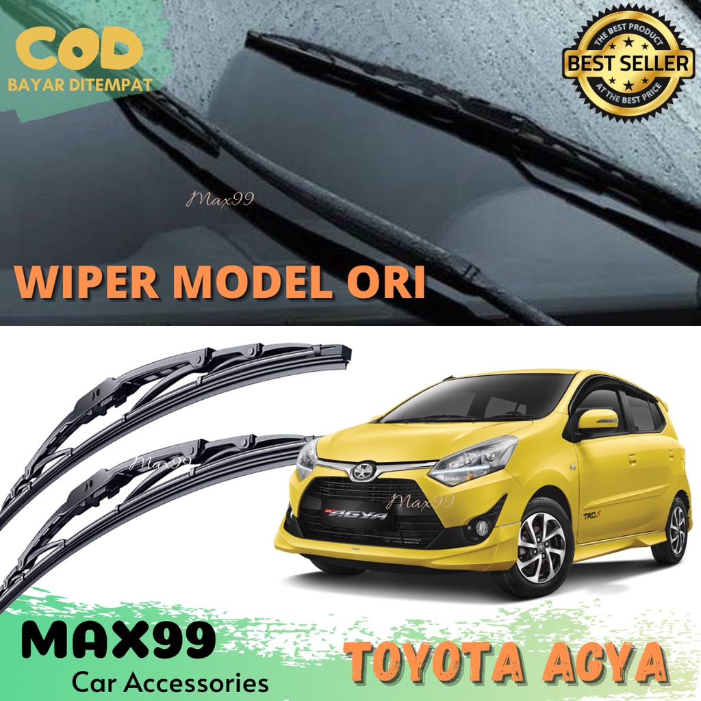 AGYA รถสแตนเลสสแตนเลส 2 ชิ้น รุ่น WIPER ดั้งเดิม - MAX99