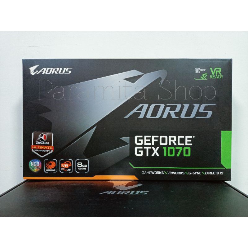 GIGABYTE AORUS GTX1070 8GB DDR5 256 BIT