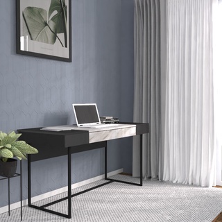 Inhome Furniture โต๊ะทำงาน โต๊ะคอม W140xD60xH75 ซม รุ่น T-1405 Inhome Furniture T-1405 working desk W140xD60xH75