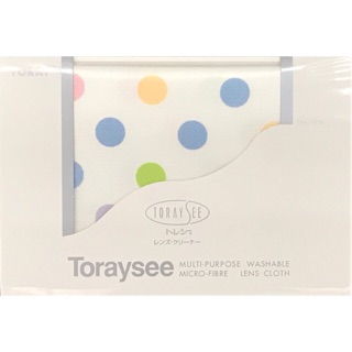 ผ้าเช็ดแว่นตา หน้าจอคอมพิวเตอร์ เลนส์กล้อง Toraysee ผ้าไมโครไฟเบอร์ 100% นำเข้าญี่ปุ่น