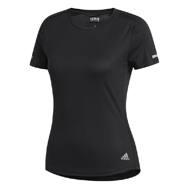 adidas RUNNING เสื้อยืด Run It ผู้หญิง สีดำ FL7802