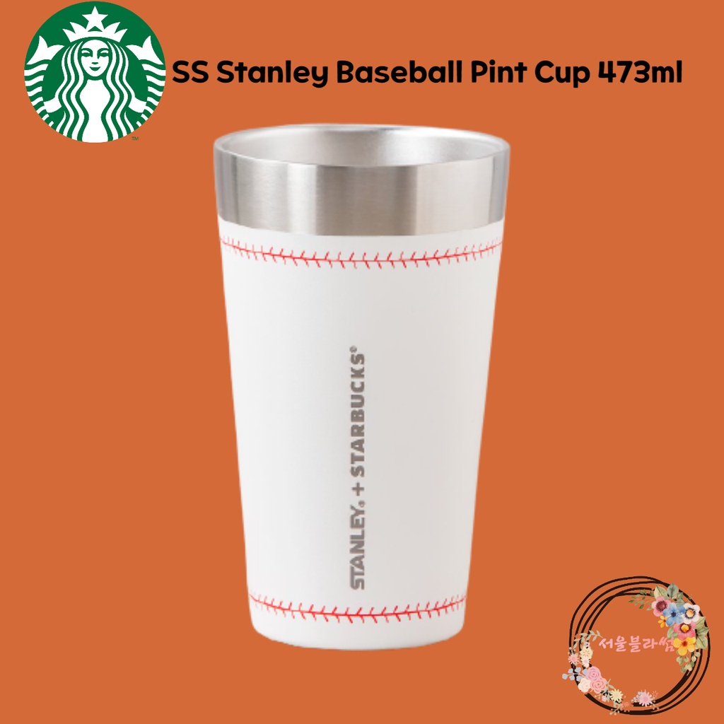 [Starbucks] SS Stanley Baseball Pint Cup 473ml