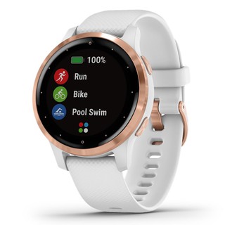 นาฬิกาอัจฉริยะ GARMIN VIVOACTIVE 4S ROSE GOLD/WHITE BAND สมาร์ทวอทช์ สมาร์ทวอทช์ กีฬาและฟิตเนส SMARTWATCH GARMIN VIVOACT