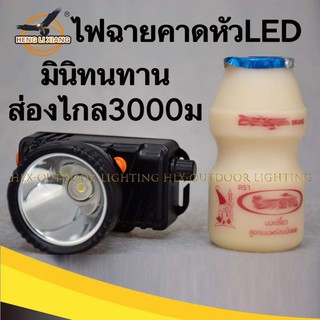 HLX-ไฟฉายคาดหัวled สปอตไลท์ กันน้ำได้ดี พกพาสะดวก ชาร์จไฟบ้าน แสงขาว/เหลือง ไฟฉายแรงสูงLED ไฟฉายเดินป่า