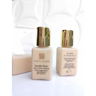 รองพื้น Estee Lauder Double Wear Stay-in-Place Makeup SPF 10/PA++ 15ml  เบอร์ 1W1 Bone