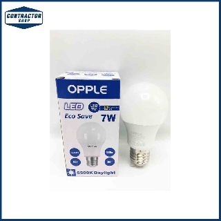 หลอดไฟ LED Bulb Opple ออปเปิ้ล (Ecosave 6500K) Daylight เดย์ไลท์ ขนาด 7W.