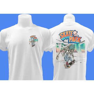 เสื้อยืดลายการ์ตูน skate skull