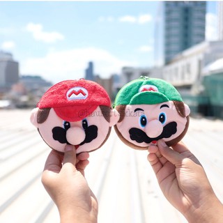 กระเป๋าใส่เหรียญ หน้า Mario มาริโอ้ &amp; Luigi ลุยจิ 5นิ้ว