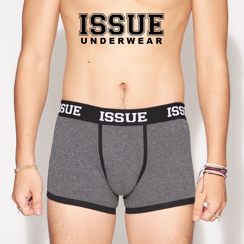 Exclusive ISSUE UNDERWEAR  Trunk Basic กางเกงชั้นในชาย สีเทา