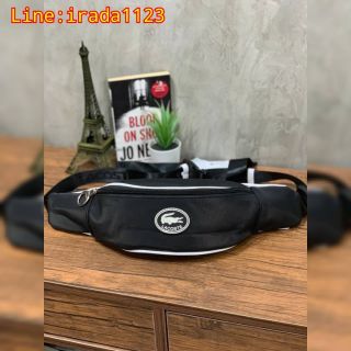 Lacoste Men’s Leather Waist Bag ของแท้ ราคาถูก