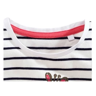 ฤดูร้อนบางเสื้อยืดสำหรับเด็กหญิงผ้าฝ้ายเสื้อยืดแขนสั้นรูปแบบการ์ตูน