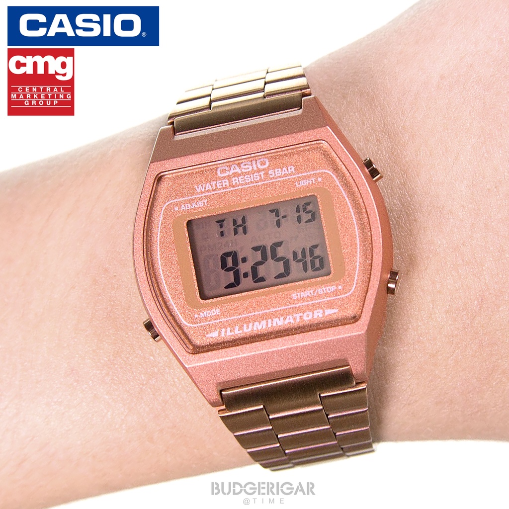 Casio Standard Ladies รุ่น B640WC-5AEF (Pink Gold) ของแท้ 100% ประกัน CMG 1 ปี BY BUDGERIGARTIME