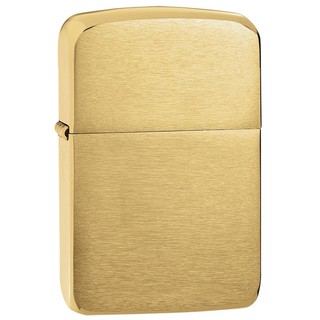 Zippo 1941B Brushed Brass 1941 Replica ของแท้ Made in USA