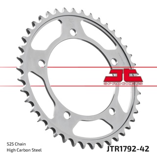 สเตอร์หลัง 42 ฟัน ใช้กับโซ่ 525 สำหรับ Suzuki DL 1000 V-Strom 1000 Suzuki GSXR 750 Triumph T100 รหัสสินค้า AA3368