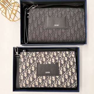 กระเป๋าครัทช์ผู้ชาย Dior clutch Grade hi end 1:1 Box set  Size 27cm * 18cm