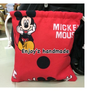 กระเป๋าหูรูด Mickey mouse