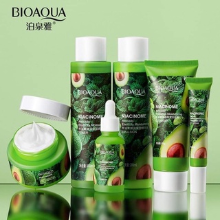 ชุดบำรุงผิวอโวคาโด้ 6ชิ้น Bioaqua ชุดใหญ่ *กล่องเขียว* บำรุงผิว ครบเซ็ต หน้า ขาว เนียนใส ผิวนุ่ม ลด ริ้วรอย ฝ้า กระ