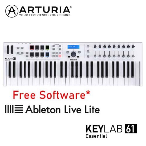 Arturia KeyLAB Essential 61 : MIDI Keyboard Controller แบบ Workstation สำหรับทำเพลงเต็มรูปแบบ