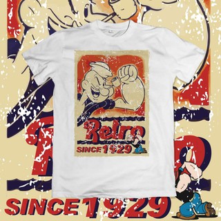 35 เสื้อพิมพ์ลายการ์ตูนเก่า Popeye