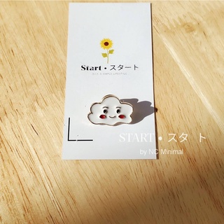 START • スタ−ト STB1018 Smiling Cloud pins พร้อมส่ง เข็มกลัดน่ารัก ก้อนเมฆ สไตล์เกาหลี ติดเสื้อติดกระเป๋าตกแต่งหมวก