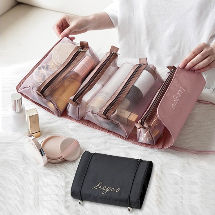 4 in 1  multifunctional makeup bag make up storage bag  cosmetic bag  makeup travel bag cosmetic sto