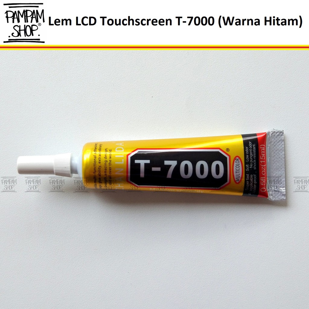 T-7000 T7000 LCD Touchscreen Glue หน้าจอสัมผัสสีดํา ขนาด 15 ML