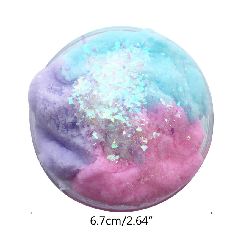 Blove * Fluffy Slime สีสัน Cloud Plasticine น้ําสี Clay เด็ก Party Favor ชุดตะกร้าอีสเตอร์ Stuffer ความวิตกกังวลของเล่น ราคา ถูกที่สุด ดีลบีเคเค แกลเลอรีภาพที่ 2