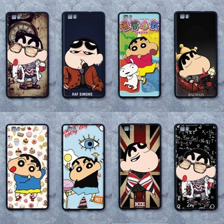 เคส Huawei  P8 lite  ลายชินจัง  ขอบนิ่มหลังแข็ง เคสมือถือ เคสโทรศัพท์ Case