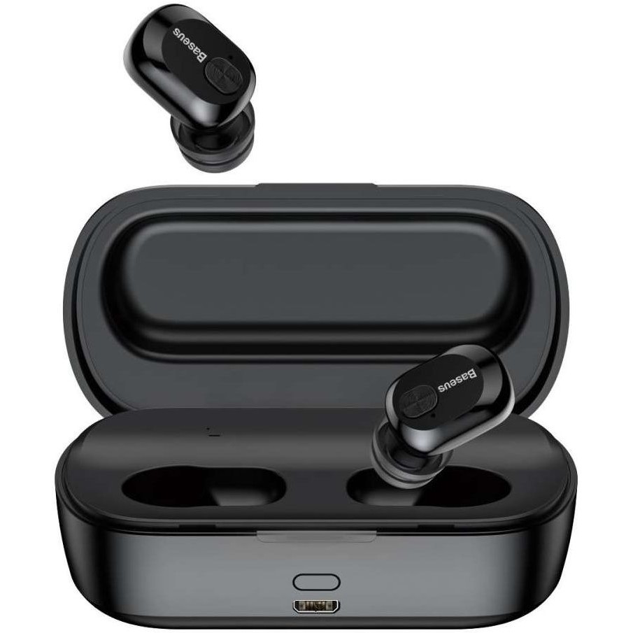 Baseus หูฟังบลูทูธ W01 TWS Bluetooth Wireless Earphones NGW01