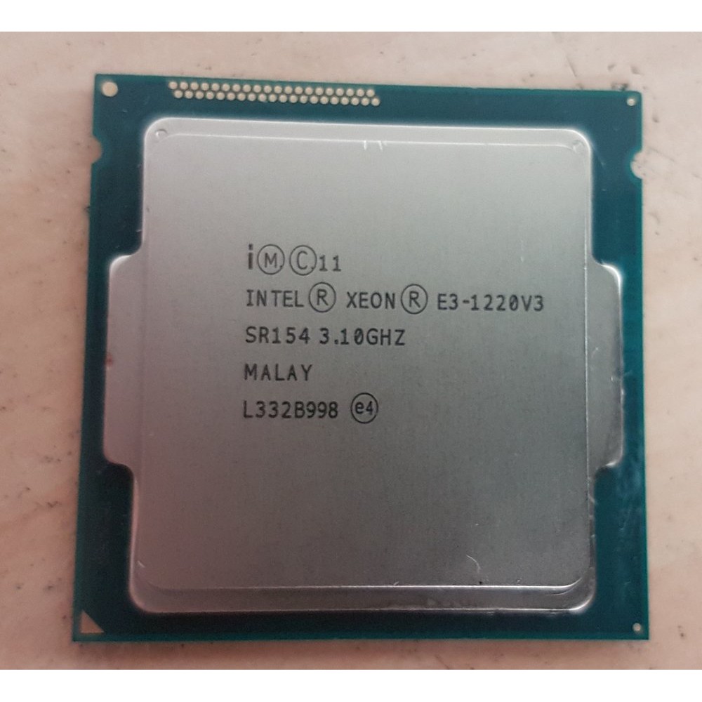 Intel Xeon E3 1220 V3 โปรเซสเซอร์ 3.1GHz 8MB 4 Core 1333MHz LGA 1150