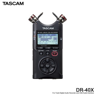 เครื่องบันทึกเสียง TASCAM DR40X 4-Track Digital Audio Recorder SKU : TASCAM DR40X ( สินค้าประกันศูนย์1ปี)