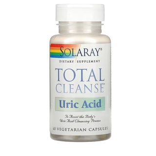 Total Cleanse  Uric Acid ลด ล้าง ยูริค ยูริก  60 Vegetarian Capsules , Solaray