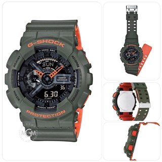 นาฬิกา casio นาฬิกาข้อมือผู้ชาย นาฬิกาข้อมือผู้ชายCasio G-shock GA-110LN-3A สินค้ารับประกัน 1ปี