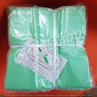 ถุงพลาสติกหูหิ้วสี อย่างดี แบบบาง ไม่มีกลิ่น ขนาด 9*18 นิ้ว (แพค100 ใบ) 300 กรัม/แพค ✔️x 10 แพค ตรานกเป็ดน้ำบิน