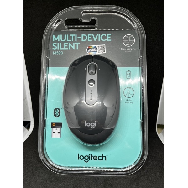 M590 mouse bluetooth+USB unifying คลิกเงียบ Logitech ประกัน synnex