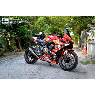 สติ๊กเกอร์แต่งลายรถ Honda Cbr 650R ลาย Repsol