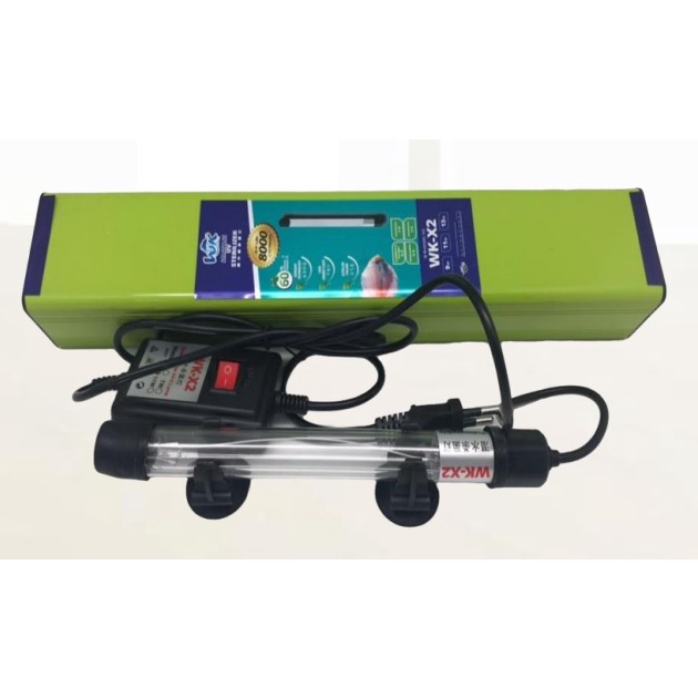 WK Aquarium UVC โคมไฟ / ไฟ UV [3W / 8W / 7W / 9W / 11W / 13W] [WKM-3W / WK-8W / WK-X2] bacter