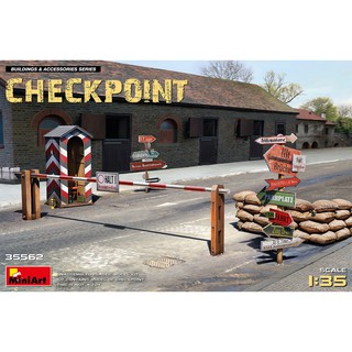 โมเดลฉากจำลอง MiniArt 1/35 MI35562 Checkpoint Diorama